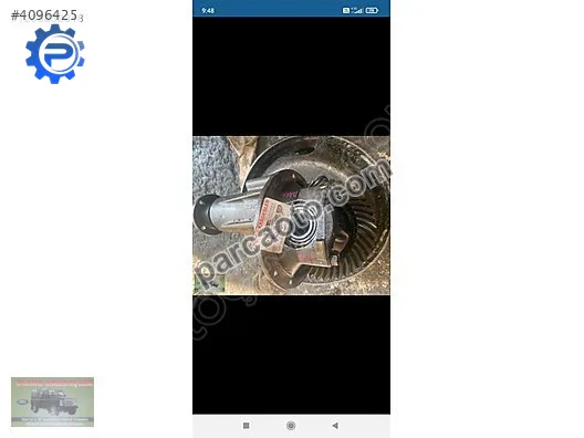 Isuzu D-max 43/14 çıkma arka defransiyel