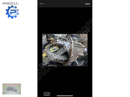 Isuzu Isuzu Diferansiyel