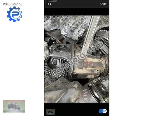 Ford Ranger Arka Kilitli Defransiyel
