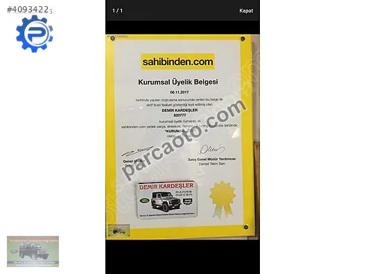 Land Rover Defender Ön Arka Çıkma Defransiyel
