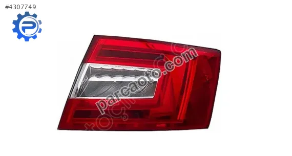 Skoda octavia 2013-2016 arka sol stop taıwan sıfır ledsız 5e59451