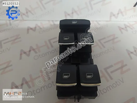 Seat ateca on sol dortlu cam dugmesi 5g0959857c