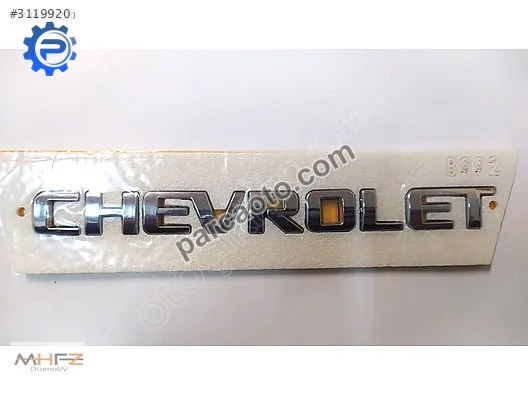 Chevrolet aveo kalos epıca lacettı arka bagaj yazısı 1 sınıf ka