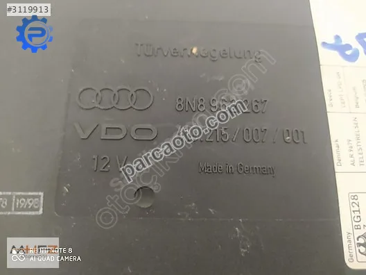 Audi tt merkezi kilit kontrol unitesi 8n8962267a