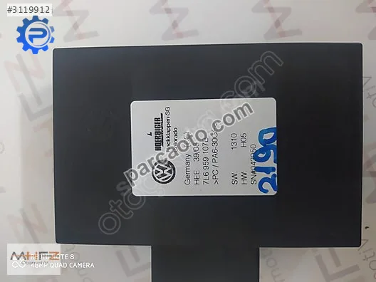 Wv tuareg bagaj kapağı kontrol unitesi 7l6959107b