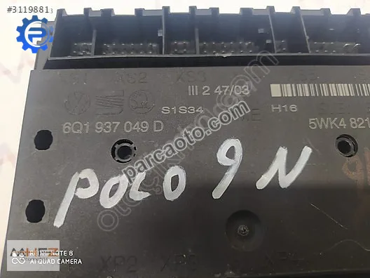 Wv polo konfor beyni (bcm) 6q1937049d