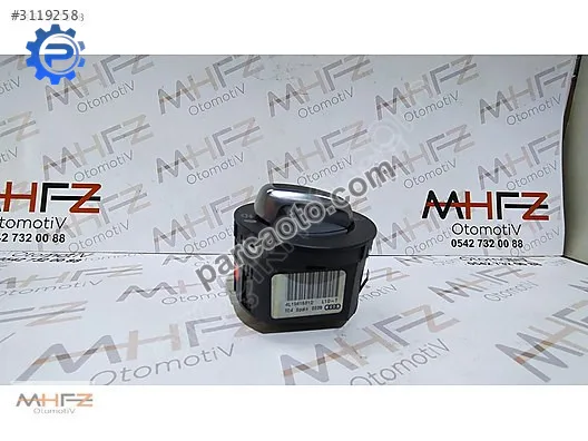 Audı q7 far 2010-2015 far acma anahtarı autolu auto krom 4l19415