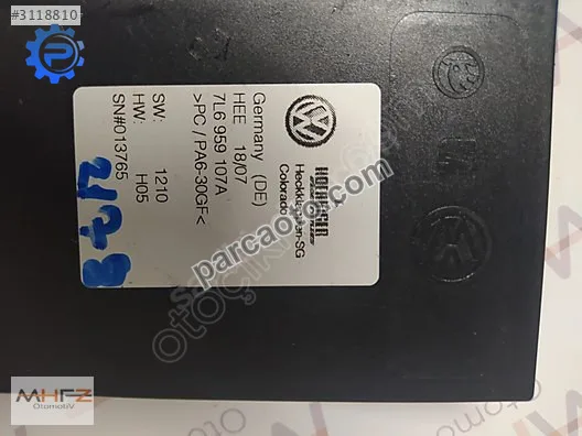 Wv tuareg bagaj kapağı kontrol unitesi 7l6959107a