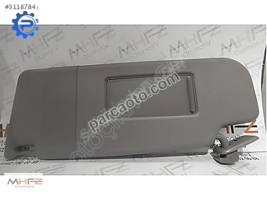 Golf 5 2004-2008 ön sol güneşlik güneşlik orjınal koyu gri