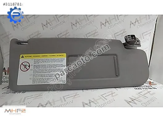Golf 5 2004-2008 ön sağ güneşlik güneslik orjınal koyu gri
