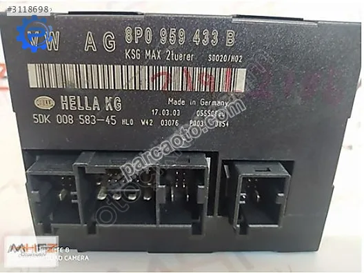 Audi a3 konfor beyni 8p0959433b