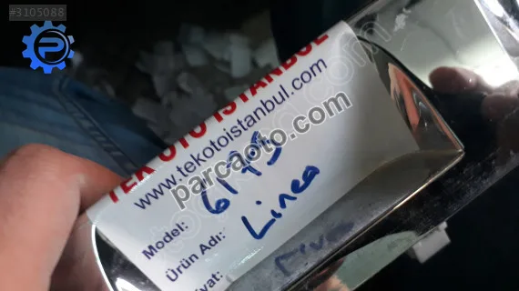 Fiat linea bagaj orta ışık plaka nikelajlı