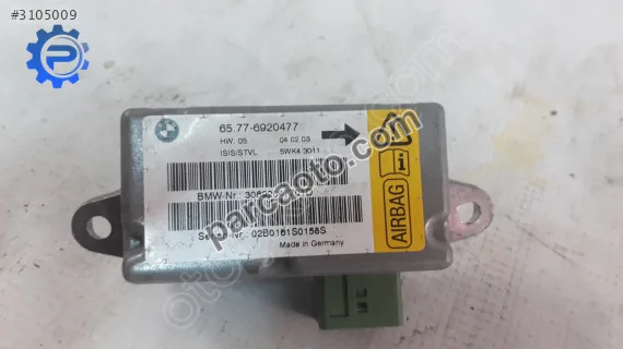 Bmw e65 beyin aırbag sol ön koltuk beyni 65.77.6920477