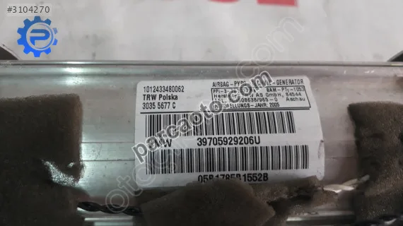 Bmw e90 aırbag sağ taraf 30355677c