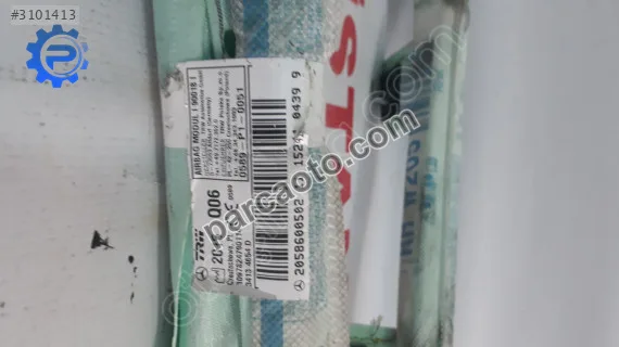 Mercedes c 205 tavan aırbag sağ a2058600502
