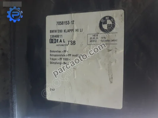 Bmw e60 bakalit sol iç döşeme bakaliti 7058153-12