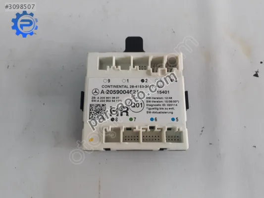 Mercedes c 205 konrol ünitesi kapı kontrol a2059004622