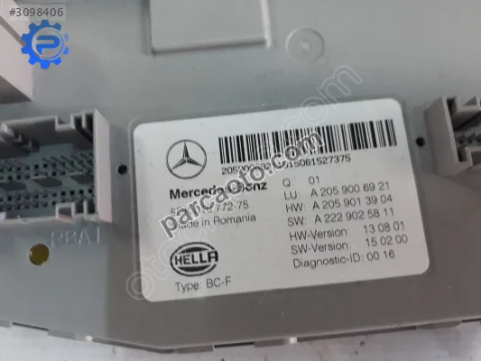 Mercedes C 205 BEYİN SAM A2059006921