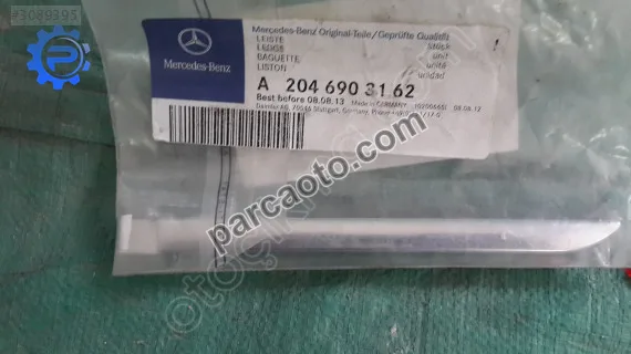 Mercedes c 204 çıta sol çamurluk çıtası a2046903162