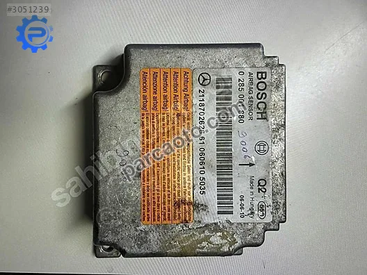 Mercedes e serisi 211 kasa airbag beyni a2118702626