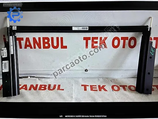 Mercedes c serisi 205 kasa tavan perdesi siyah
