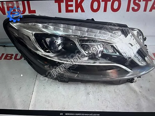 Mercedes s serisi 222 kasa sağ led far