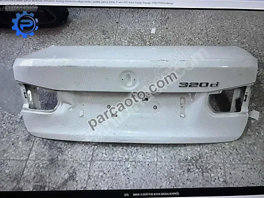 Bmw 3 seri f30 kasa bagaj kapağı