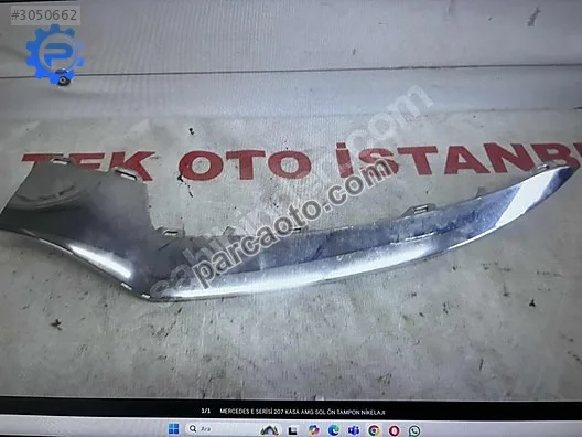 Mercedes e serisi 207 kasa amg sol ön tampon nikelajı
