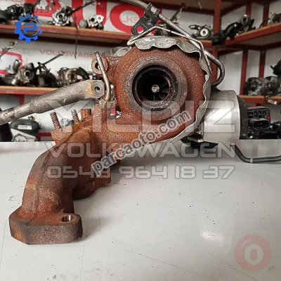 Volkswagen Audi 03L253019P - 03L 253 019 P Turbo Çıkma