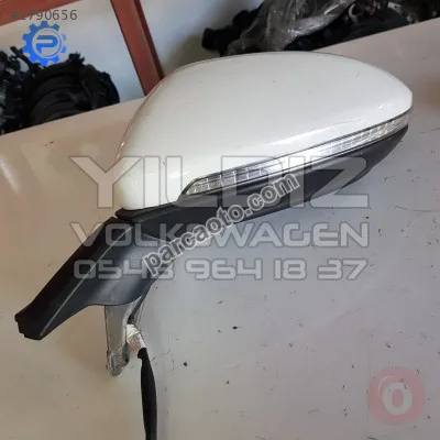Volkswagen Golf 7 Sol Dikiz Aynası Orijinal Çıkma Beyaz