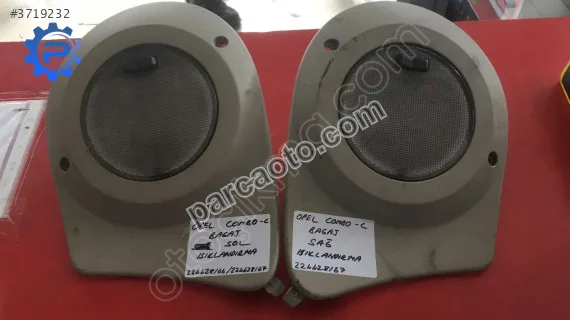 Opel combo c bagaj sağ sol lamba orj çıkma 224428166 224428167