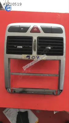 Peugeot307 orta panel çerçevesi düğme grubu ve difrüzör orj çıkma