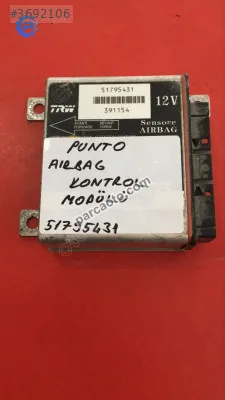 Fiat punto airbag kontrol modülü orj çıkma 51795431