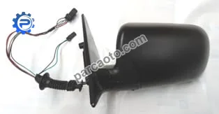 Bmw 7 serı- e38- 94/01; kapı aynası sol elektrikli/ısıtmalı/hafızalı siyah kapaklı 7fişli 4kapı