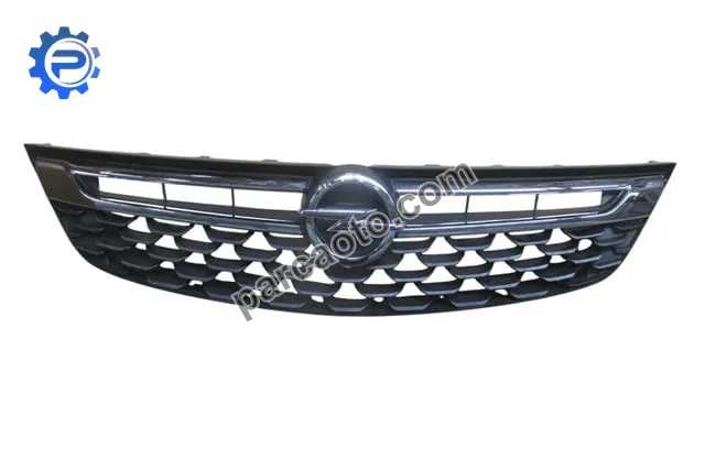 Opel astra- k- hb- 16/19; ön panjur siyah/nikelaj çıtalı armalı (tw)