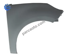 Renault grand scenıc- 3- 10/12; ön çamurluk deliksiz sol gri plastik (tw)