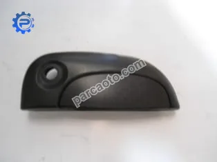 Renault kangoo- 2- classıc- 03/12; ön kapı dış açma kolu sol siyah anahtar delikli (hushan)