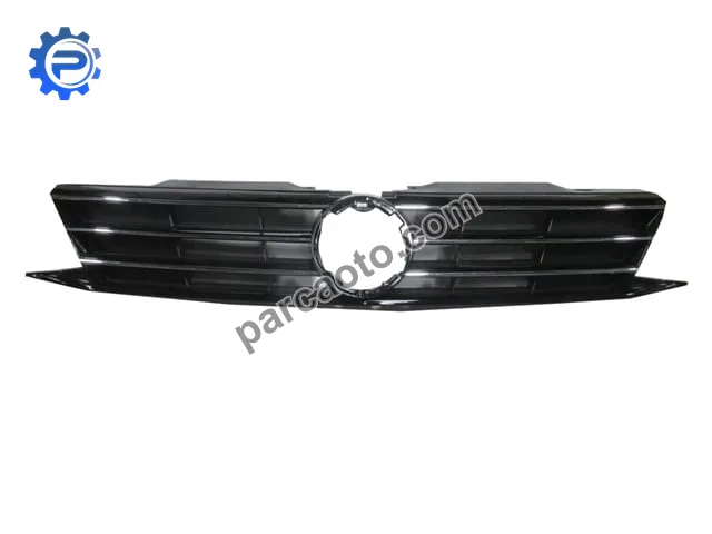 Volkswagen jetta- 6- 14/18; ön panjur parlak siyah/nikelaj çıtalı (tw)