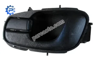 Daewoo lanos- sd/hb- 97/00; ön kapı iç açma kolu sol siyah (hushan)