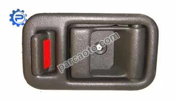 Suzukı swıft- sd/hb- 89/96; ön kapı iç açma kolu sağ gri (içten kilitlemeli) (hushan)