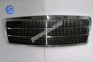 Mercedes c class- w202- 93/96; ön panjur nikelajlı (5çıtalı) (iç petekleri siyah) (tw)