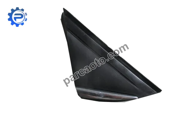 Renault megane- 4- sd- 21/24; kapı ayna muskası sağ (çamurluk üst üçgen plastiği) (nikelaj çıtalı)