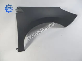 Peugeot 308- 08/13; ön çamurluk deliksiz sağ koyu gri (plastik) (tyg)