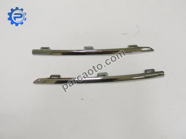 Renault symbol- 17/21; ön panjur nikelaj çıtası 2 parça (set)