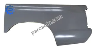 Nıssan skystar- pıck up- d22- 99/02; arka çamurluk sol gri boyalı (bfn)
