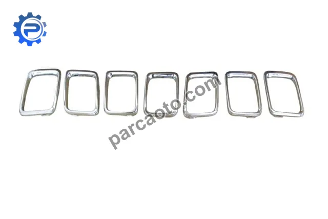 Jeep compass- 16/20; ön panjur set (7 parça) (nikelajlı) (tyg)