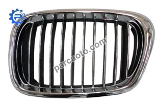 Bmw 5 serı- e39- 96/00; ön panjur sol nikelajlı (520i/520d/530i) (bfn)