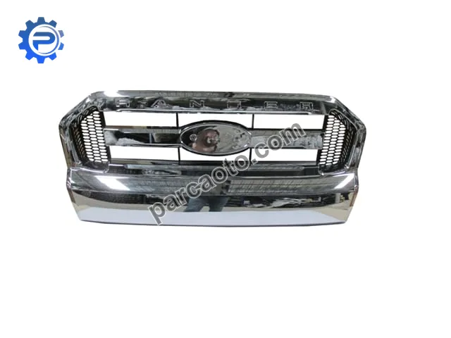 Ford ranger- pıck up- 16/18; ön panjur nikelajlı (iç petekleri siyah) (fpı)