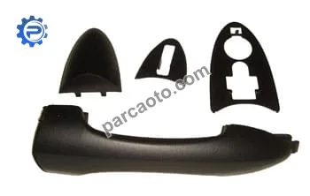Ford focus- sd/hb- 98/05; arka kapı dış açma kolu sağ/sol aynı (adet) siyah (pütürlü tip) (hushan)