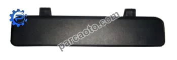 Renault clıo- 1- hb- 91/98; ön kapı dış açma kolu sol siyah (pütürlü tip) (hushan)